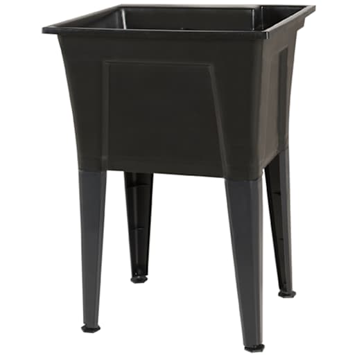 Heavy-Duty Laundry Tub Black