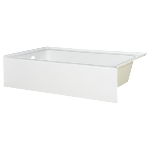 Nix Alcove Bathtub Left-Hand Drain 60 in. x 31 in.