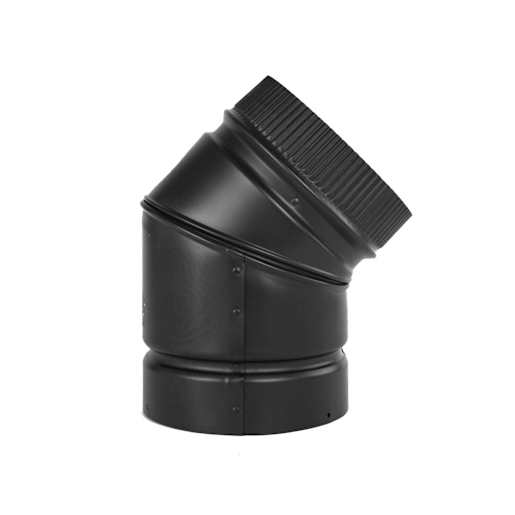 Double Wall Stove Pipe 45° Elbow 6 in.