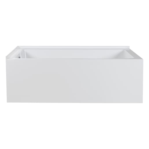 Baignoire en coin Bohol drain à gauche 60 po x 32 po TASSILI SUPRA