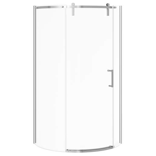 Porte pour douche de coin ronde Outback droite 36 po MAAX