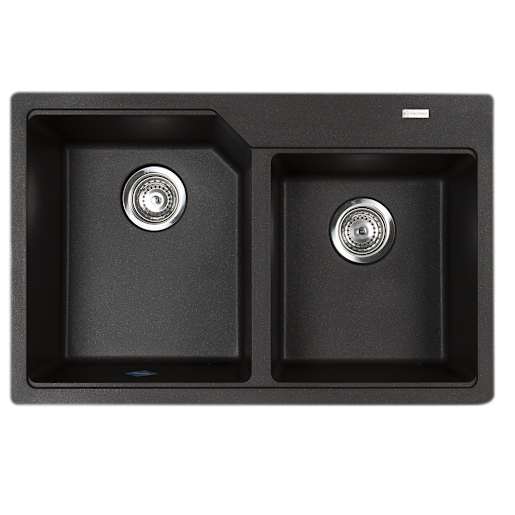 Évier de cuisine double onyx 30 11/16 po x 19 11/16 po