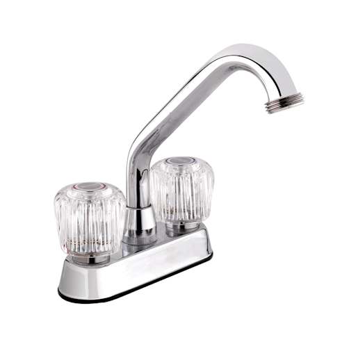 Robinet pour cuve de lavage à 2 poignées chrome