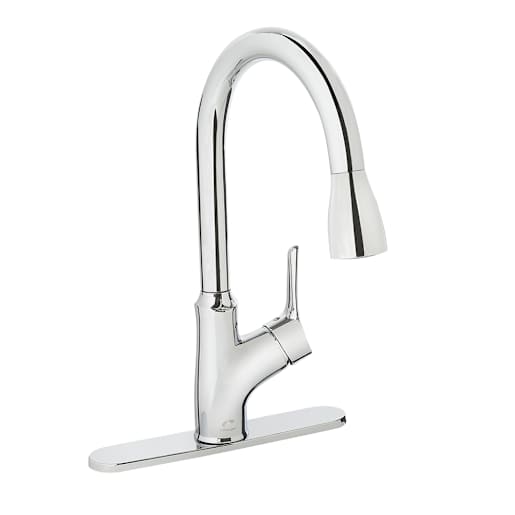 Robinet de cuisine à douchette rétractable 1 poignée Fusio chrome