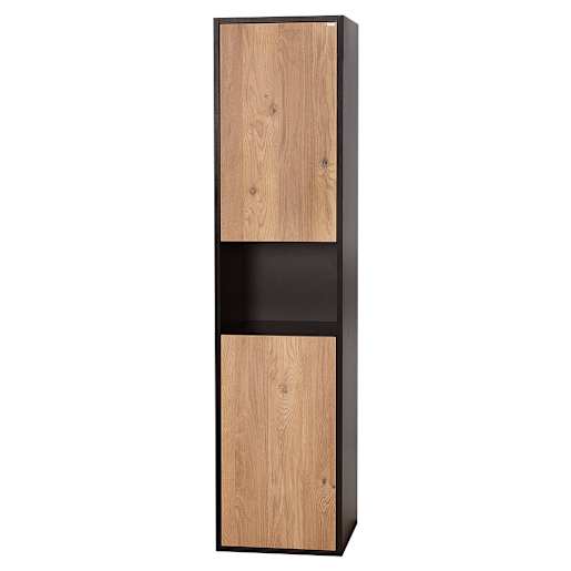 TASSILI SUPRA Valentina Storage Cabinet Hemlock & Black Finish 15 3/4 in.