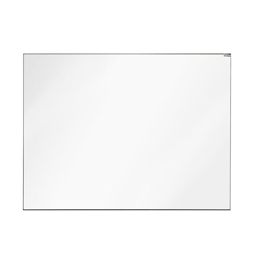 Miroir Valentina avec cadre en aluminium noir 29 1/2 po x 23 5/8 po TASSILI SUPRA