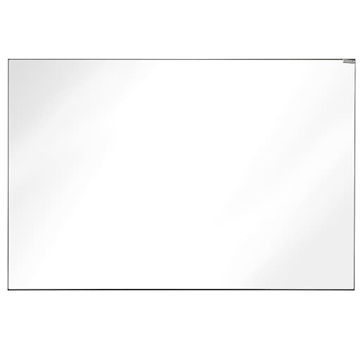Miroir Valentina avec cadre en aluminium noir 35 7/16 po x 23 5/8 po TASSILI SUPRA