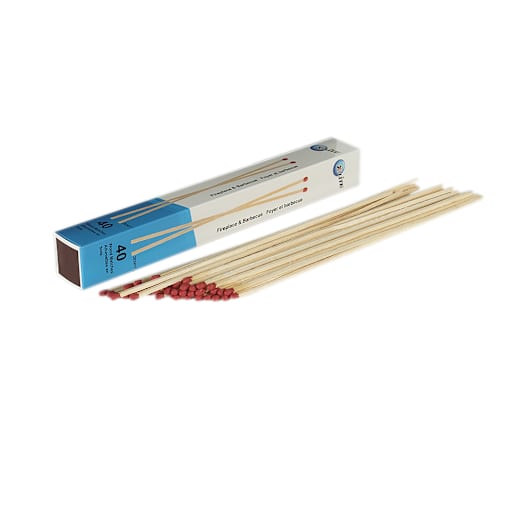 Allumettes en bois 11 po Pqt/40
