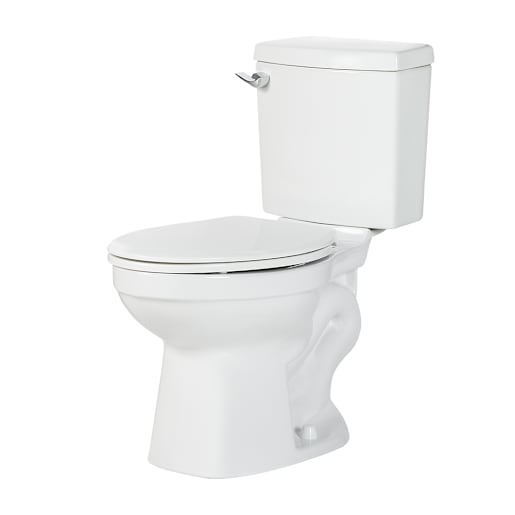 Toilette 2 pièces à simple chasse blanche Supra 4,8 L
