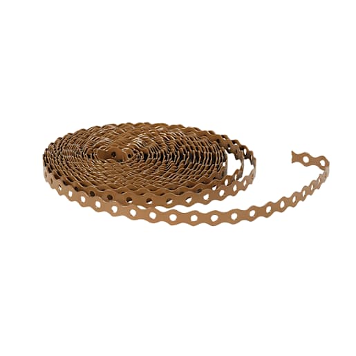 Perforated Nylon Coated Steel Strapping 1/2 in. x 10 ft.