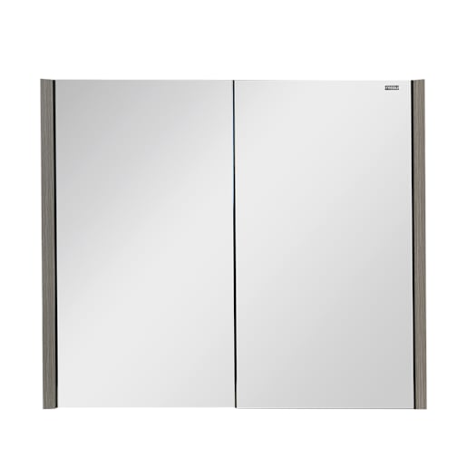 Pharmacie Sienna fini chêne gris avec miroir 29 1/2 po x 25 9/16 po TASSILI