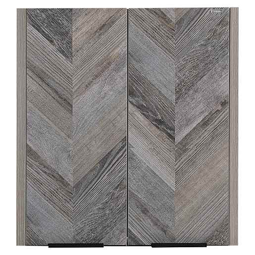 Pharmacie Sienna fini chêne gris 23 5/8 po x 25 9/16 po TASSILI