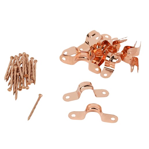 Copper Pipe Clips 1/2 in. Pkg/25