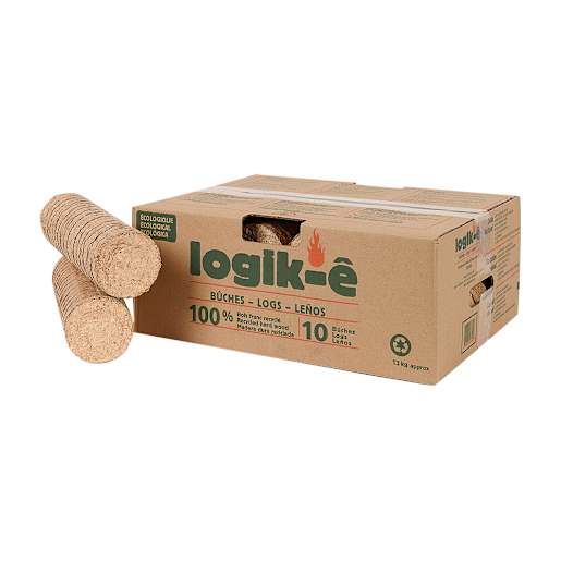 Bûches écologiques Logik-ê 3 lb Pqt/10