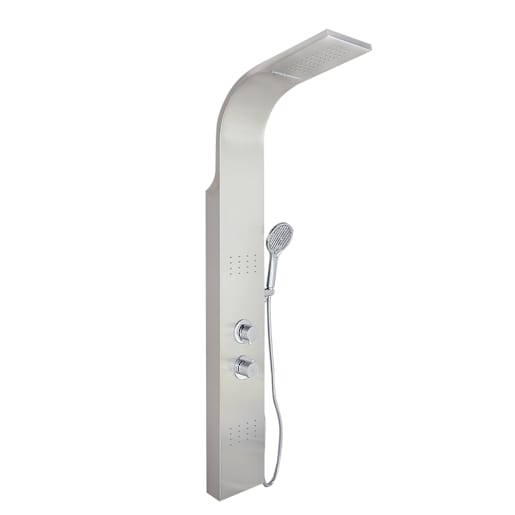 Colonne de douche thermostatique multifonction avec douchette Simona Chrome TASSILI SUPRA