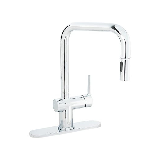 Robinet de cuisine à douchette rétractable 1 poignée Edoardo chrome TASSILI SUPRA