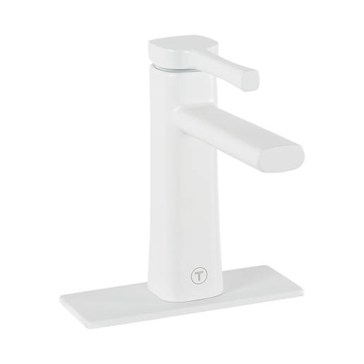 Robinet de lavabo 1 poignée Dario blanc TASSILI