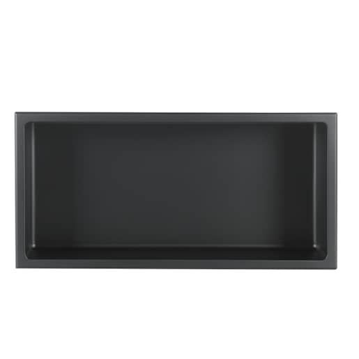 Niche de douche noire 12 po x 24 po TASSILI SUPRA