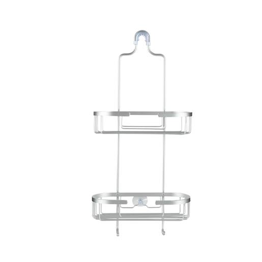 Valet de douche aluminium argent TASSILI SUPRA