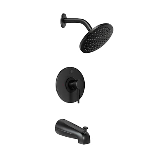 TASSILI SUPRA Nicola 1-Handle Bathtub-Shower Faucet Black