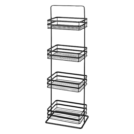 Freestanding Shower Caddy Black