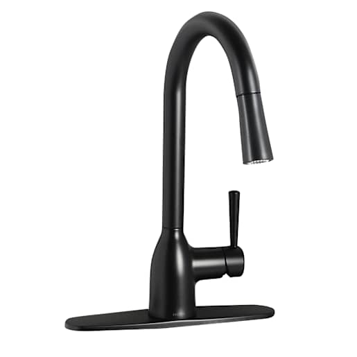Moen Adler 1-Handle Pull-Out Kitchen Faucet Black