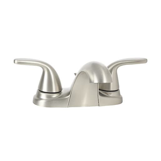 Robinet de lavabo 2 poignées Adler Moen nickel brossé