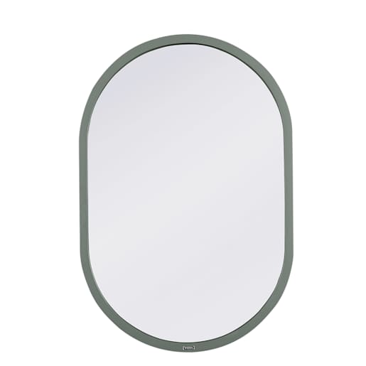 Pharmacie Mirella vert de gris avec miroir 23 5/8 po x 35 7/16 po TASSILI SUPRA