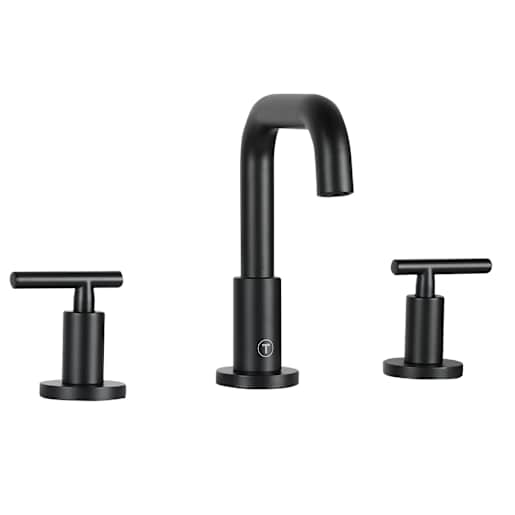 Robinet de lavabo 2 poignées Giulio noir TASSILI SUPRA