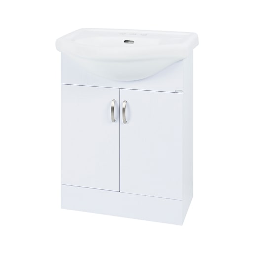 Meuble-lavabo Maïa blanc 23 5/8 po TASSILI