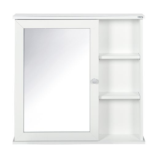 TASSILI Maïa Medicine Cabinet White with Mirror 29 1/2 in. x 29 1/2 in.