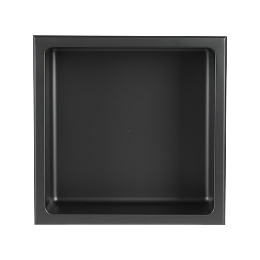 Niche de douche noire 12 po x 12 po TASSILI SUPRA