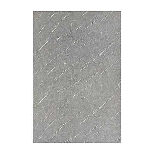 Panneau mural de douche marbre gris 48 po x 96 po SAPPHIRE