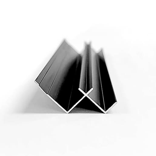 Moulure de coin intérieur noire pour panneau mural de douche WPC 96 po CHIDACA