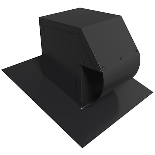 Clapet d'évacuation pour toiture VMAX noir 6 po