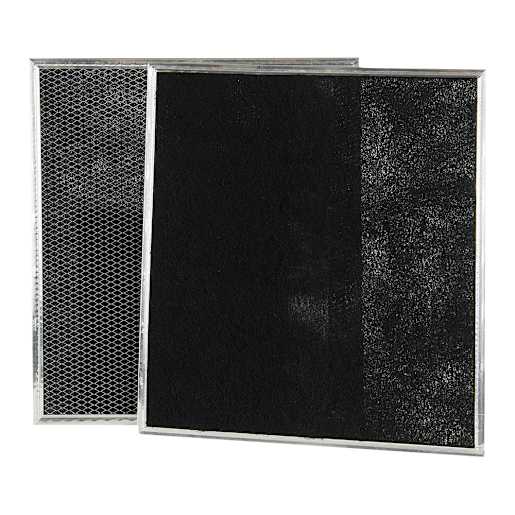 Filtres au charbon pour hotte de cuisine 14 5/8 po x 12 7/8 po Pqt/2