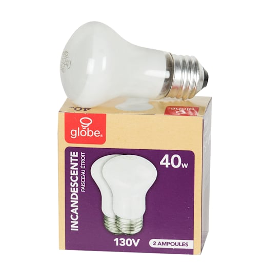 Ampoules-réflecteurs incandescentes R16, 40 W Pqt/2