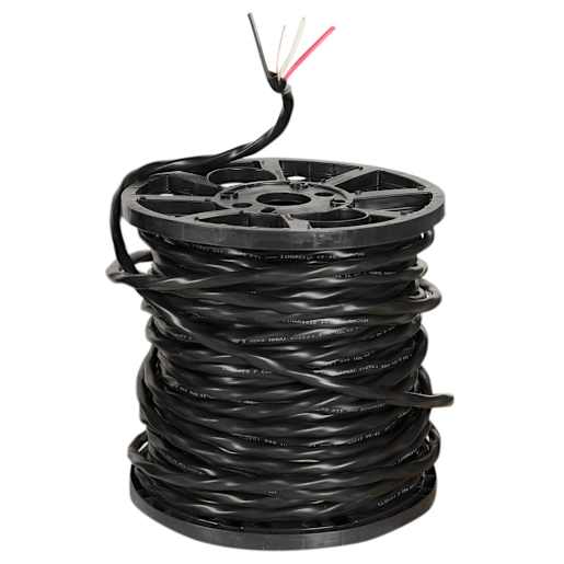 Exterior Electrical Wire NMWU 12/3 Black Bulk