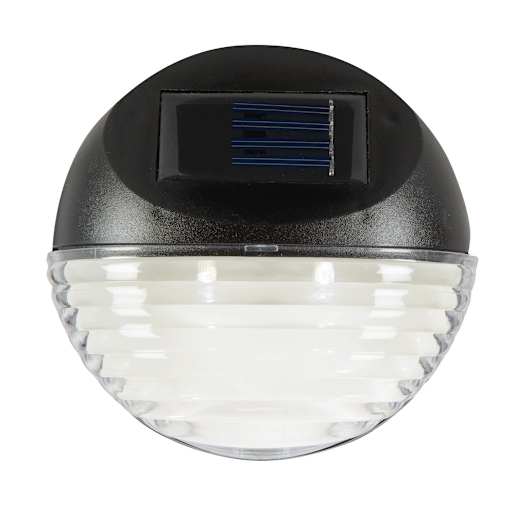 VERTUO Black Stair Riser Solar Light