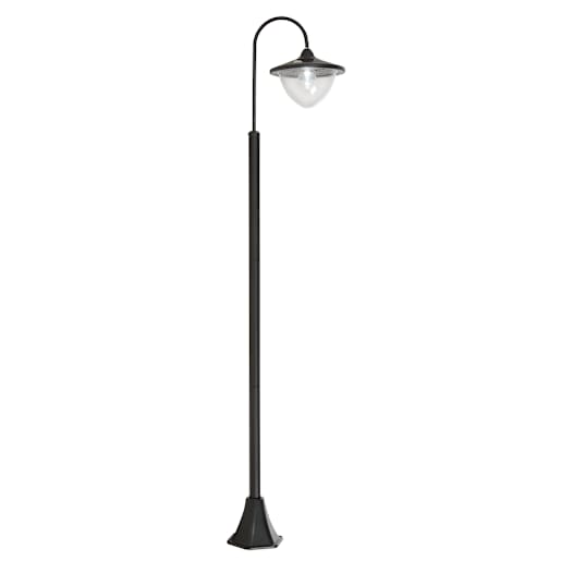 VERTUO Solar Lamp Post Black