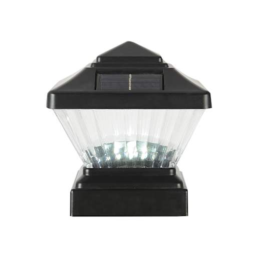 VERTUO Solar 4 x 4 Post Cap Light Black