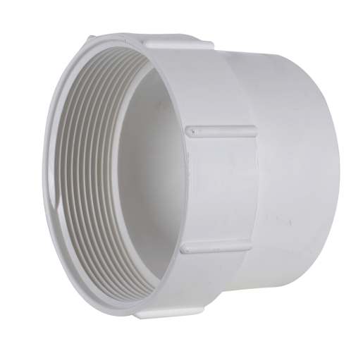 PVC Cleanout Adapter - 4 in.