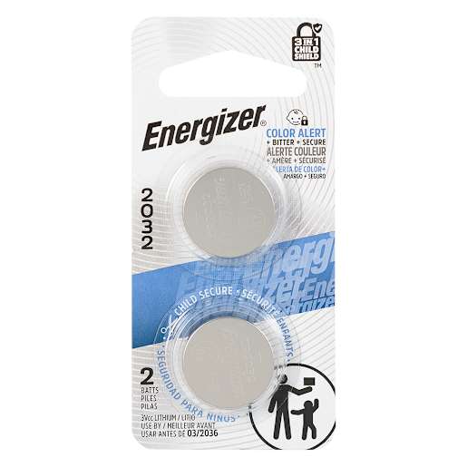 Piles Energizer 2032, 3 V Pqt/2