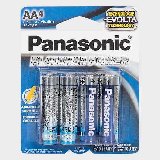 Piles Panasonic AA Pqt/4