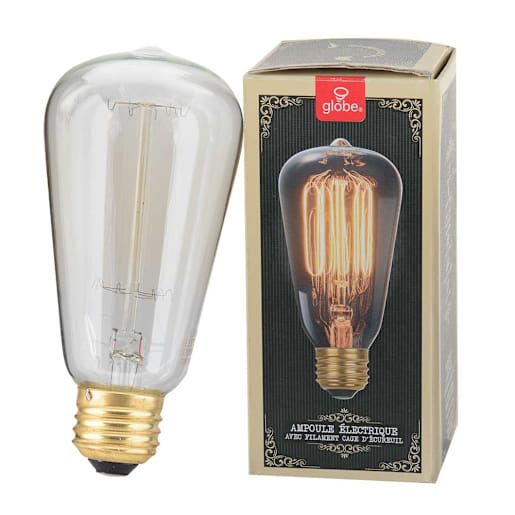 Vintage S60 Incandescent Light Bulb 60 W