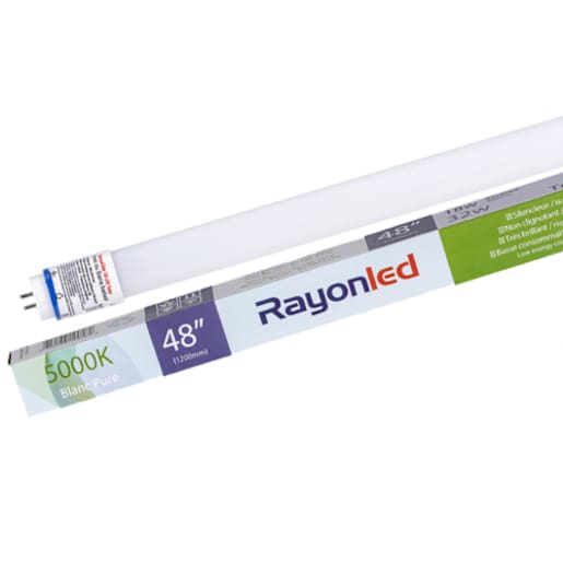 T8, 18 W Pure White LED Tube 48 in.