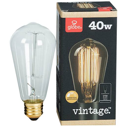 Vintage S60 Incandescent Light Bulb 40 W