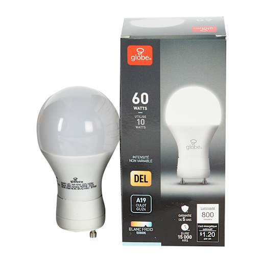 A19 LED Light Bulb Daylight 10 W