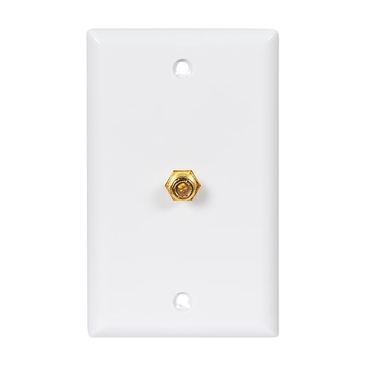 Coaxial Cable Wall Plate