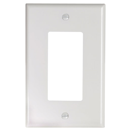 Plaque simple surdimensionnée pour interrupteur Decora